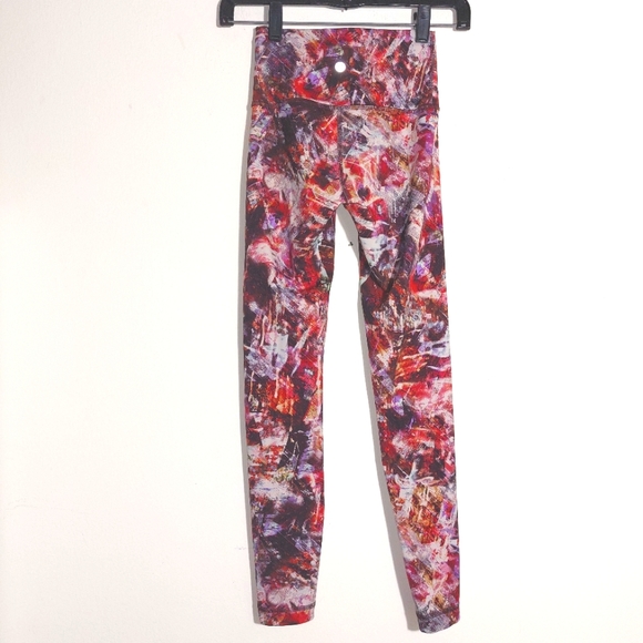 Lululemon Women's Wunder Train HighRise Tights 25" Urbantricity Multi Size 2 EUC - Picture 12 of 14